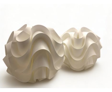 A pair of Le Klint 172 model pendant lampshades designed by&nbsp;Poul Christiansen
33cm diameter. (2)
