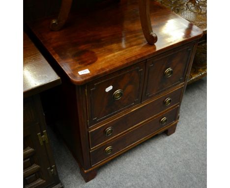 A mahogany commode 