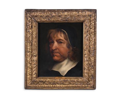 GERARD VAN SOEST (BRITISH 1637 - 1681) PORTAIT OF JAMES USSHER ARCHIBISHOP OF ARMAGH Oil on canvas 36 x 29cm (14 x 11¼ in.)  
