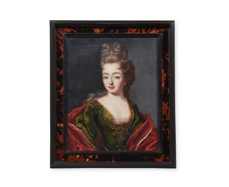 Y&nbspFRENCH SCHOOL (18TH CENTURY) A PORTRAIT OF A WOMAN, BELIEVED TO BE MADAME DU MAINE (1676 - 1753)  Oil on canvas 39 x 31