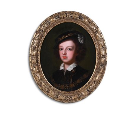 CIRCLE OF ENOCH SEEMAN (ENGLISH CIRCA 1686-1745) PORTRAIT OF SIR FRANCIS SEYMOUR AS A BOY Oil on Canvas  49 x 39.5cm (19¼ x 1