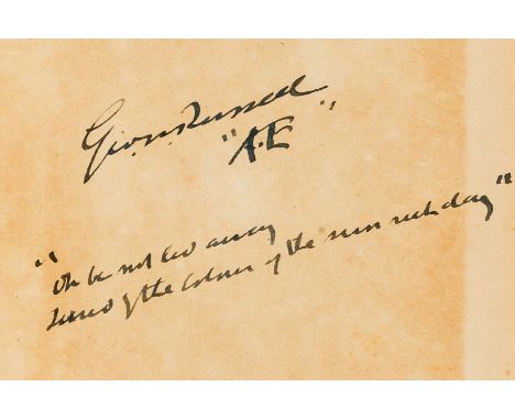 [Russell (George)] "A. E.". Midsummer Eve, first edition, one of 450 copies signed in full by the author on half-title, bookp