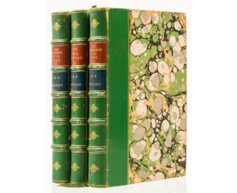 Tolkien (J.R.R.) The Lord of the Rings, 3 vol., comprising The Fellowship of the Ring, fifth impression, 1956; The Two Towers