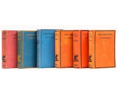 Wodehouse (P.G.) Very Good, Jeeves, light fading to covers and spine, 1930; If I Were You, slight shelf-lean, 1931; Hot Water