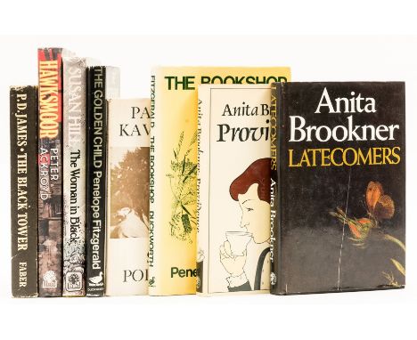 Ackroyd (Peter) Hawksmoore, signed presentation inscription by the author to title 1985 § Brookner (Anita) Latecomers, signed
