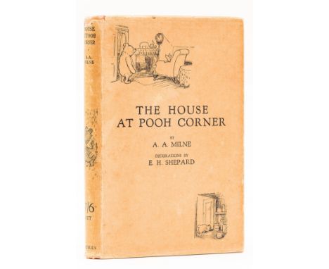 Milne (A. A.) The House at Pooh Corner, first edition, half-title, illustrations by Ernest Shepard, pictorial endpapers (a li