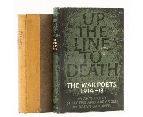 Williamson (Henry).- Up the Line to Death. The War Poets 1914-18, edited by Brian Gardner, Henry Williamson's copy with his i