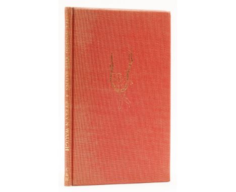 Waugh (Evelyn) Love Among the Ruins, number 237 of 350 copies signed by the author, illustrations, original red buckram, deco