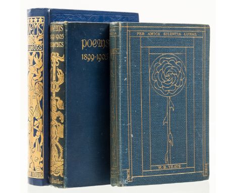 Yeats (William Butler) Per Amica Silentia Lunae, scattered spotting, faint ink ownership inscription to endpaper, light sunni