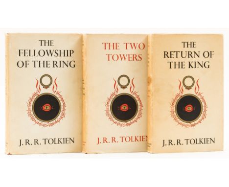 Tolkien (J.R.R.) The Lord of the Rings, comprising The Fellowship of the Ring, fourteenth impression, 1965, The Two Towers, e