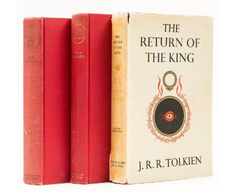 Tolkien (J.R.R.) [The Lord of the Rings], 3 vol., comprising: The Fellowship of the Ring, 3rd impression; The Two Towers, 2nd