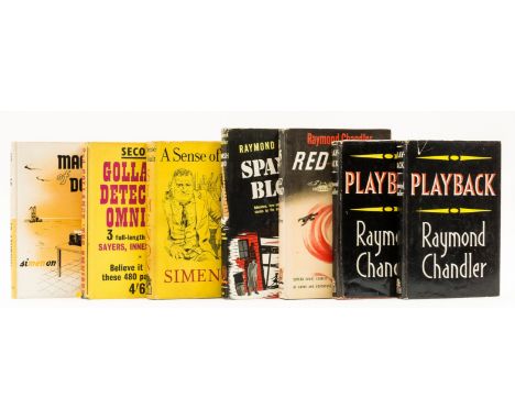 NO RESERVE Chandler (Raymond) Playback [2 copies], light browning to endpapers, jacket with a few small nicks or tears to hea
