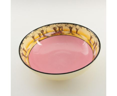 Early 20th century, rare version with lustre glaze to exterior.Pattern Number D3399, the Trees seriesware pattern was introdu