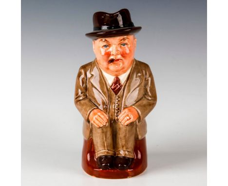 Limited edition Toby Jug, rare small light brown suit version.Produced in special limited edition of 250, in the likeness of 