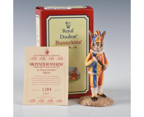 From the Punch and Judy Collection. Special edition of 2,500.Stamped to base ROYAL DOULTON and other marks. Certificate of Au