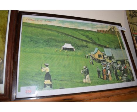 VINTAGE GOLFING PRINT