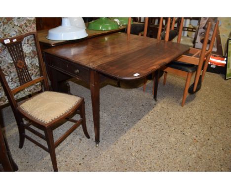 19TH CENTURY MAHOGANY PEMBROKE TABLE, 101CM WIDE