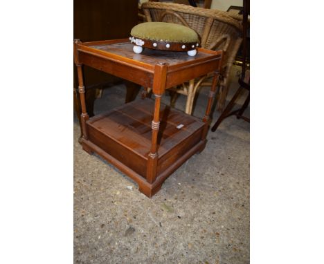 REPRODUCTION TWO-TIER SIDE TABLE, 46CM WIDE