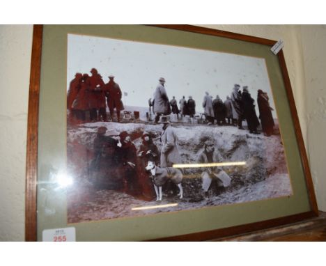 VINTAGE FRAMED SEASIDE PHOTOGRPAH