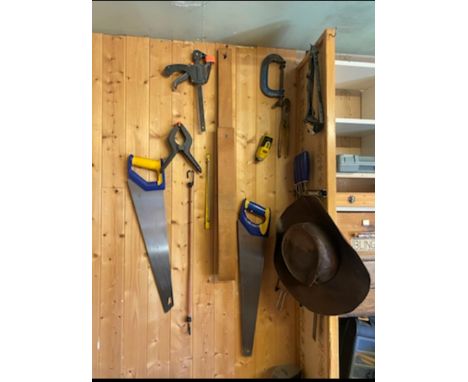 Workshop full of hand tools, electrical corded tools, spanners, rachets, screwdrivers, hand saws etc (See photos for more inf