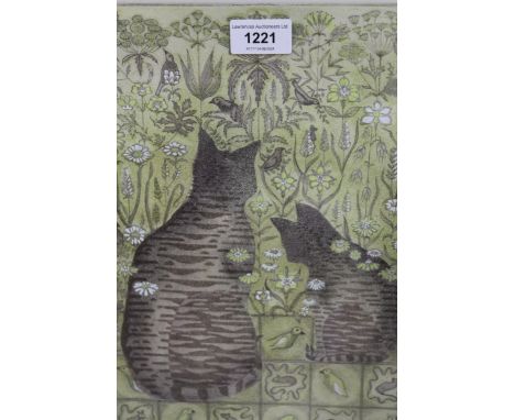Eileen Greenwood, artist's proof print ' Reformed Characters ', together with another similar and another signed etching ' Fe