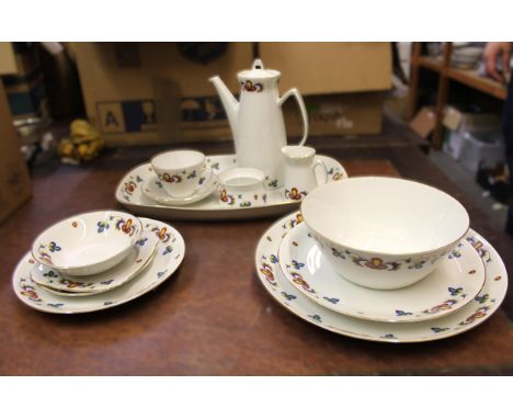 Porsgrund, Norway, extensive dinner and tea service of approximately twelve place settingsIn good condition, gilding looks go