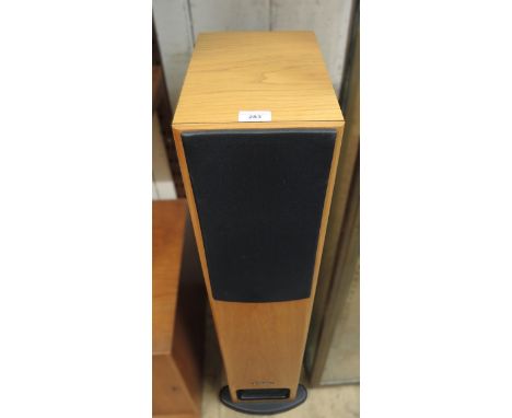Pair of The Professional Monitor Company Limited floorstanding speakers, Model FB1 No. 004477 and 004478 , having polished oa