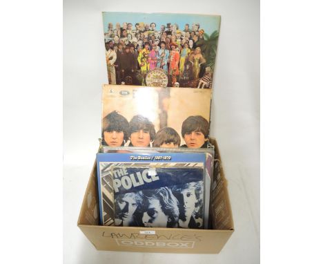 Quantity of long playing vinyl albums, including The Beatles, Jimmy Hendrix and Frank Zappa 