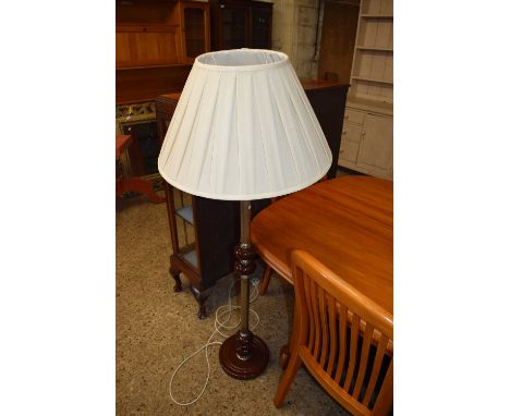 UNUSUAL METAL AND CERAMIC STANDARD LAMP