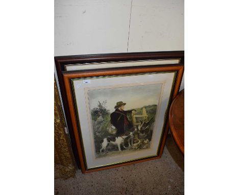 AFTER RICHARD ANSDELL, PAIR OF COLOURED PRINTS, 'THE ENGLISH GAMEKEEPER' AND 'THE SCOTCH GAMEKEEPER', F/G