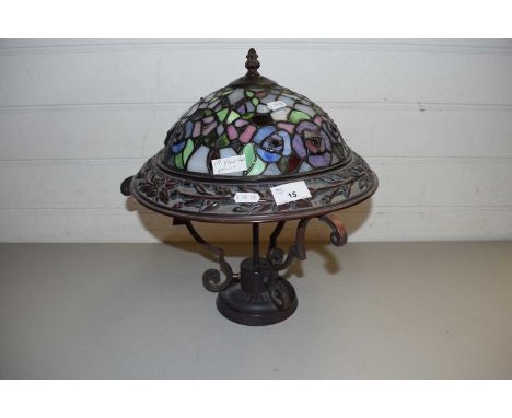 REPRODUCTION TIFFANY STYLE CEILING LIGHT