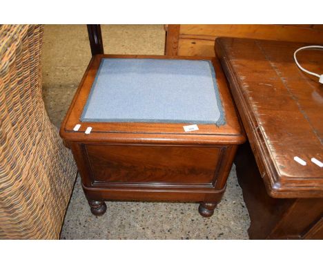 CONVERTED VICTORIAN MAHOGANY COMMODE