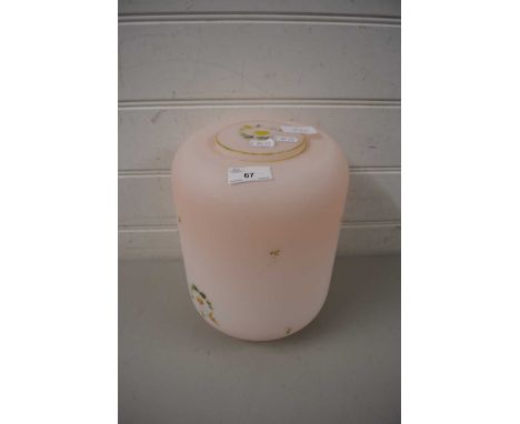 EARLY 20TH CENTURY OPAQUE GLASS CEILING LIGHT SHADE