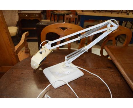 COMBINATION DESK LAMP AND MAGNIFIER