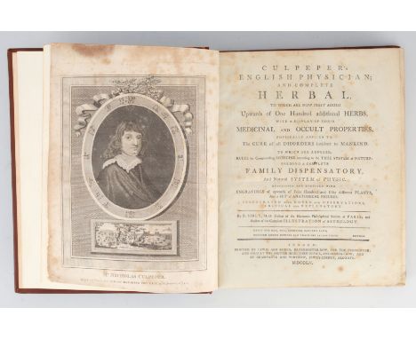 Nicholas Culpeper, Culpeper’s English Physician and Complete Herbal, 1805Nicholas Culpeper, edited by Ebenezer Sibly Culpeper
