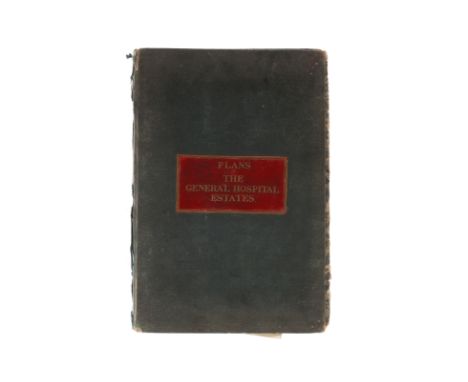 An Importatn Archive of Architectural Plans & Deeds Relating to Birmingham HospitalFolio folder of survey drawings and docume