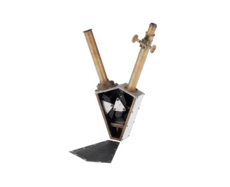 Adam Hilger-Type Brass & Aluminium Telescope SpectroscopeEnglish, c.1900, unsigned but of the Hilger-Type, with focusing bras