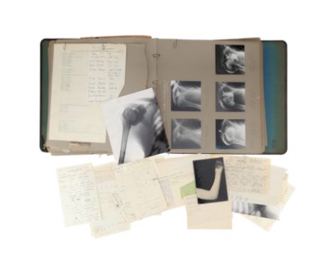 Large X-Ray Portfolio, St Mary's Hospital, LondonEnglish, mostly dated from 1950's all of shoulder injuries, images set out o
