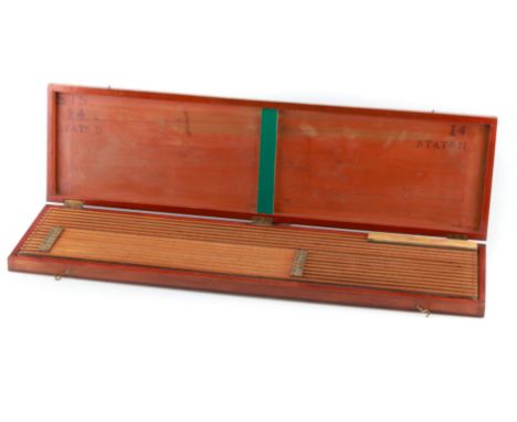 Hannyngton's Extended Slide RuleEnglish, dated 1917, stamped to the rear of the scale 'Designed by Major General Hannington, 