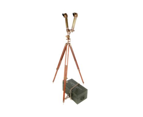 WW2 MK1 Stereoscopic Telescope, Donkeys’ Ears,English, stamped 1943, engraved 'CTS TELESCOPE STEREOSCOPEIC No1B MK1; with foc