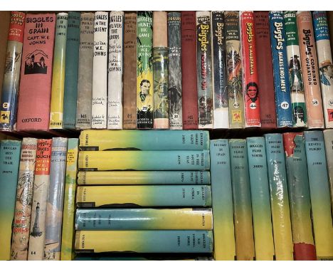 Collection of Biggles books, including some first editions 