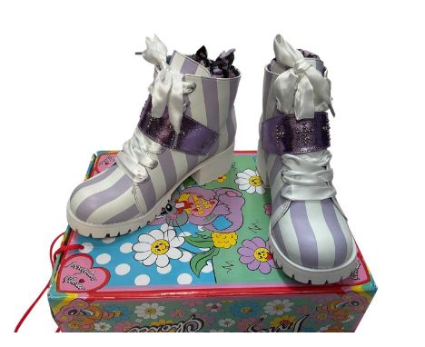 Irregular Choice, three pairs of shoes and three pairs of boots, some brand new with or with extra sole protection and some h