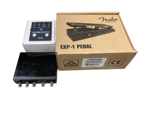 Fender full moon distortion pedal - Fender EXP-1 Expression pedal both boxed and unusedAlesis Nanoverb digital effects proces