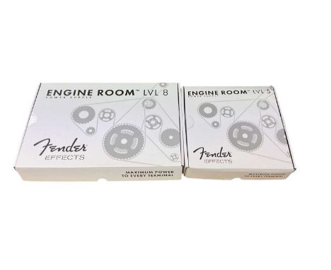 Fender Effects Engine room LVL 5 power supply plus Fender Effects Engine room LVL8 Power supply - both boxed and unused