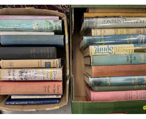 Howard Spring novels, including signed first of O Absolom! and ten further first editions, also Marion Howard Spring books 