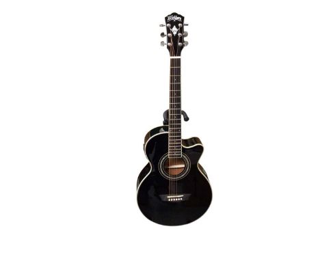 Washburn Electro Acoustic Model EA10-BA, Serial No.S21120236 &amp; Mono Guitar Bag (1)