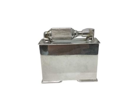 Vintage McMurdo chromium plated table lighter, stamped Pat. No. 590958, Made in England to base, 7.5cm in length.