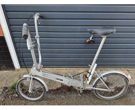 Vintage Bickerton portable folding bike, in original carrying bag