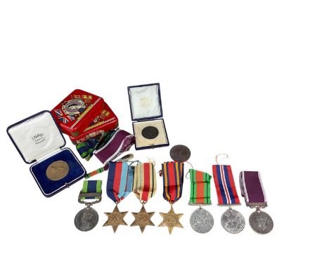 1930s and later medal group comprising George V India General Service medal with one clasp- North West Frontier 1930 - 1931, 