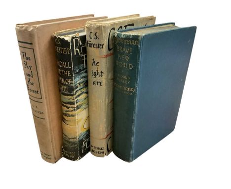 Aldoux Huxley - Brave New World, 1932 first edition and three C. S. Forester first editions